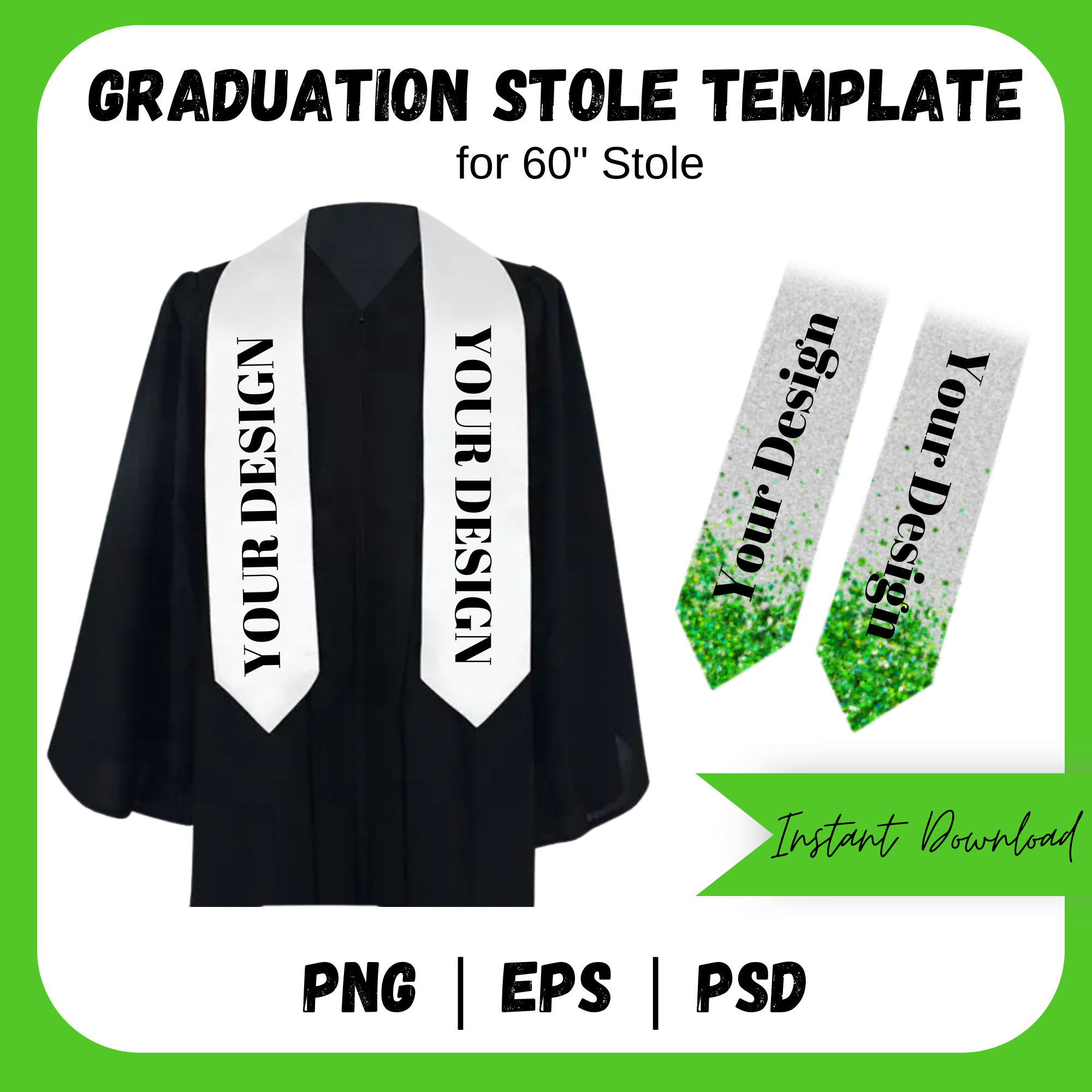 Graduation Stole Template