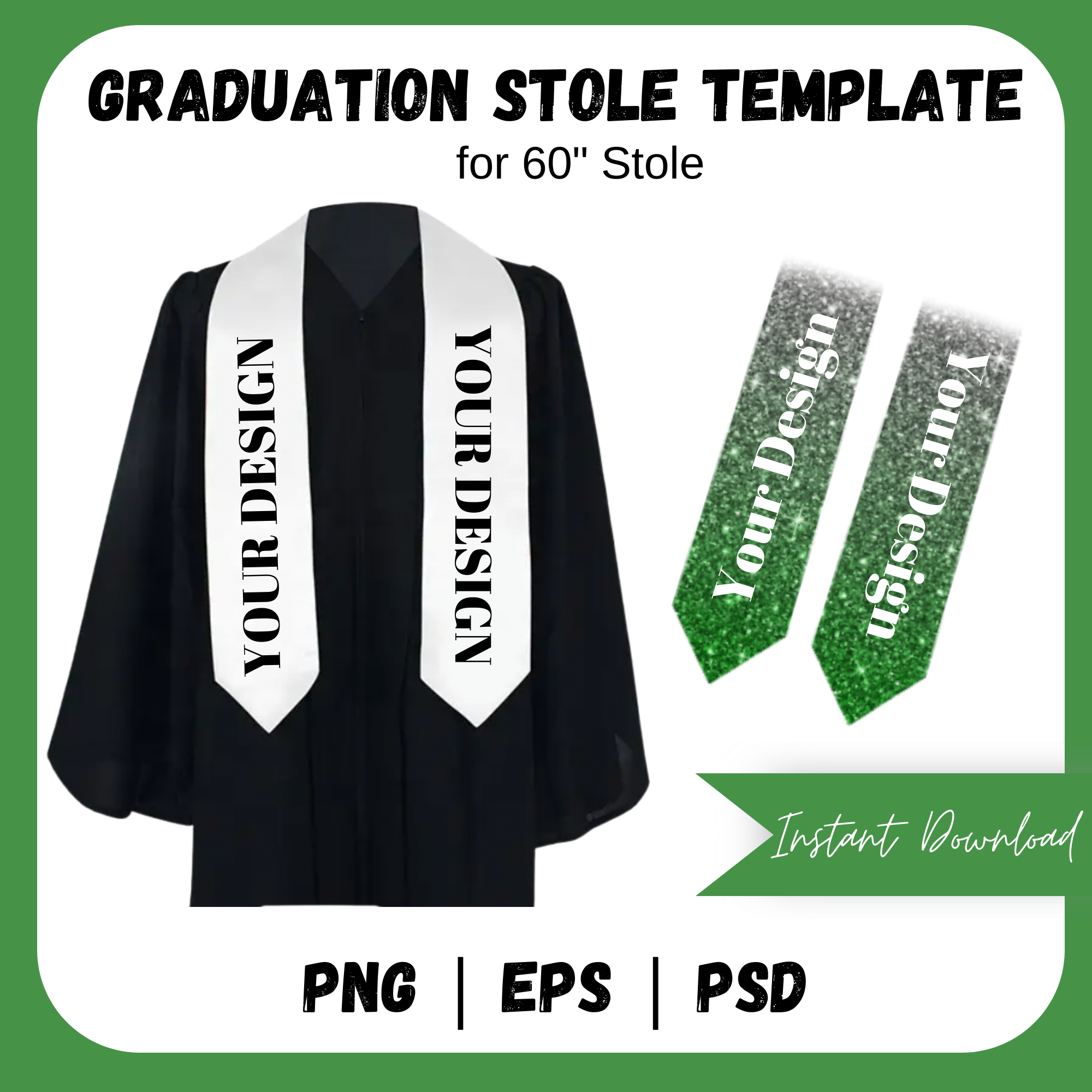 Graduation Stole Template