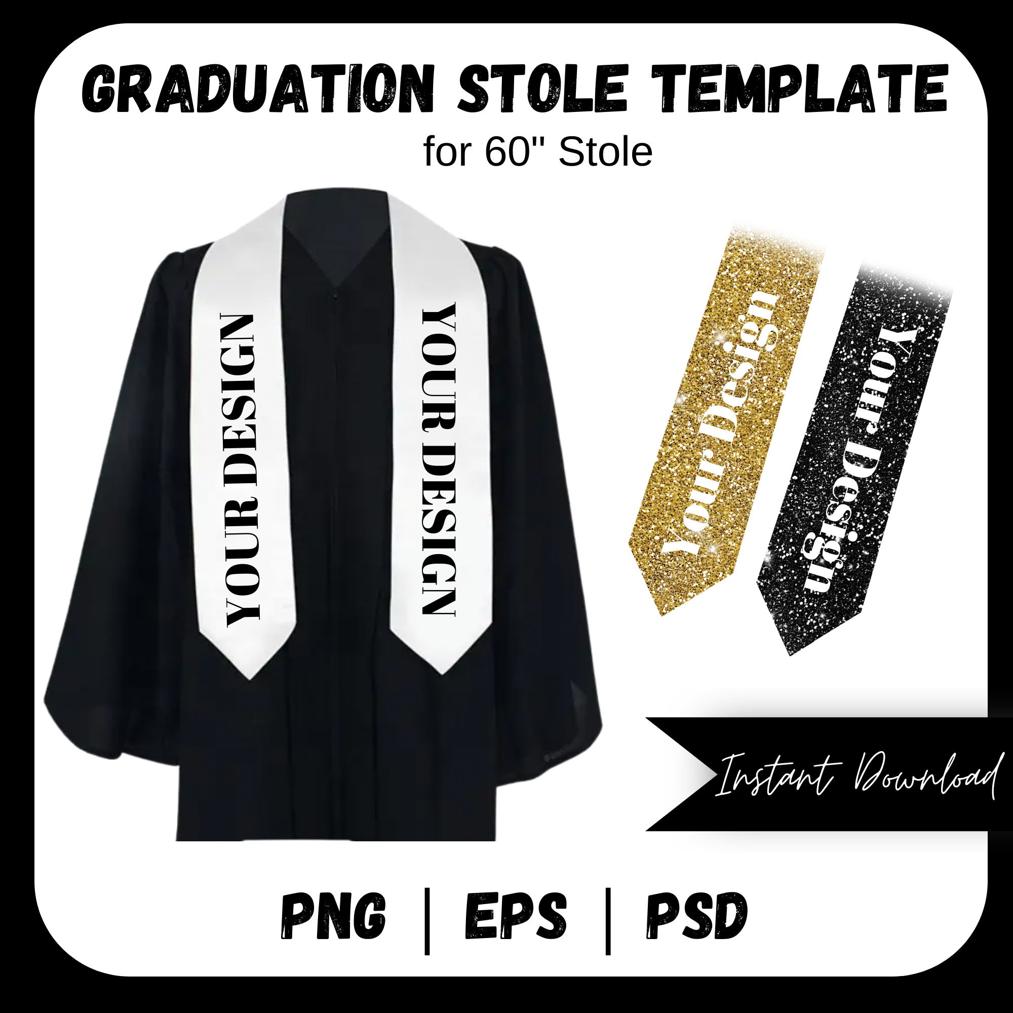 Graduation Stole Template