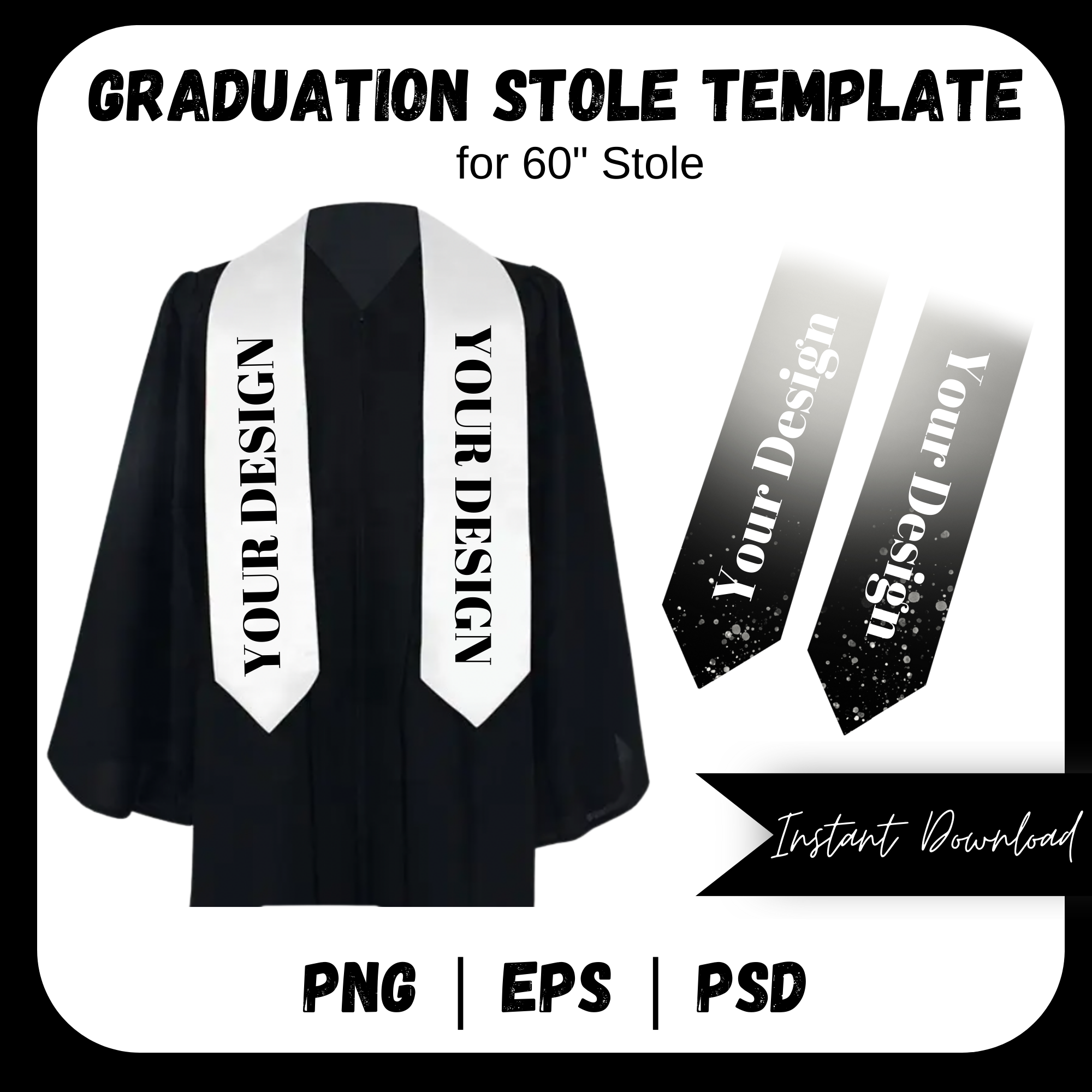 Graduation Stole Template