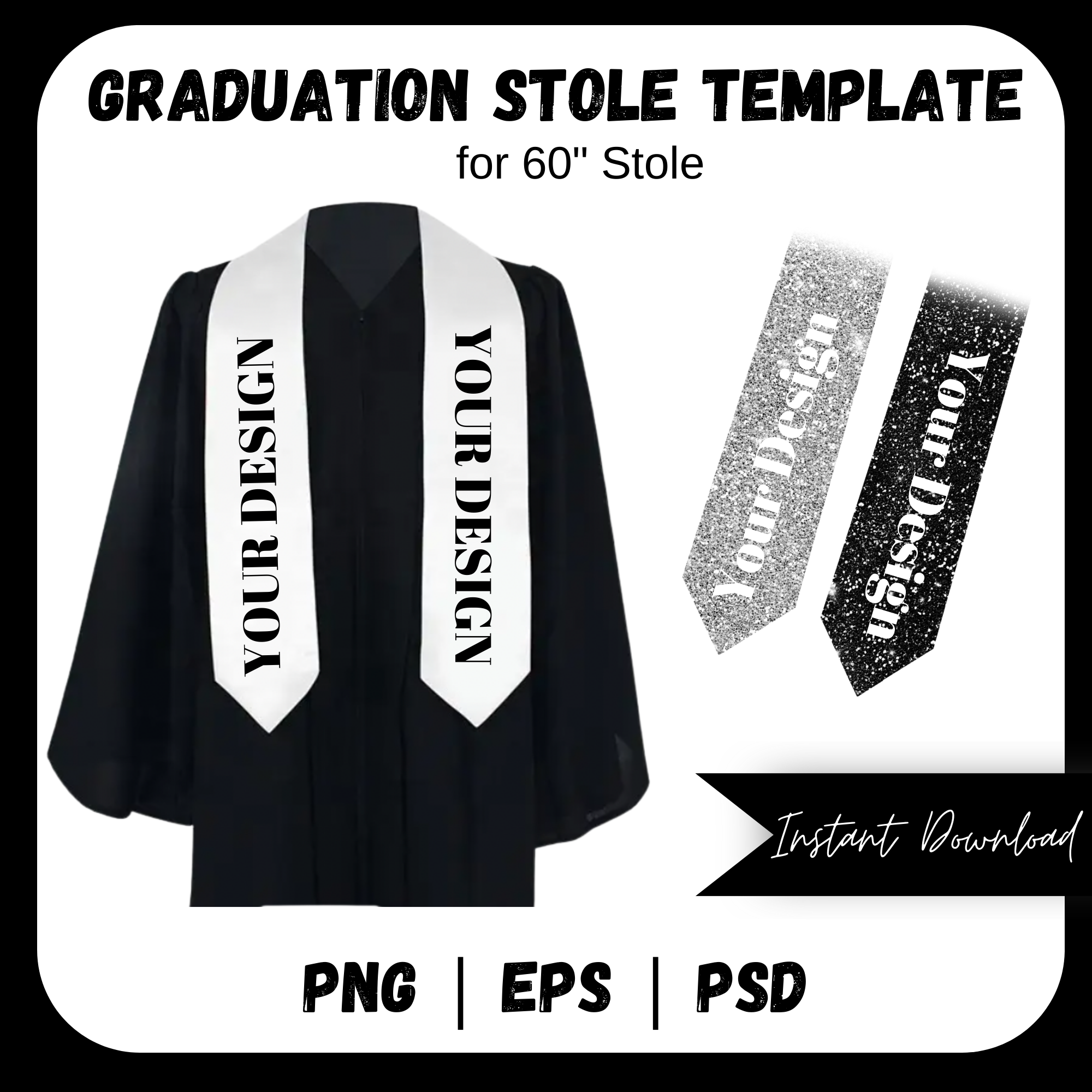 Graduation Stole Template