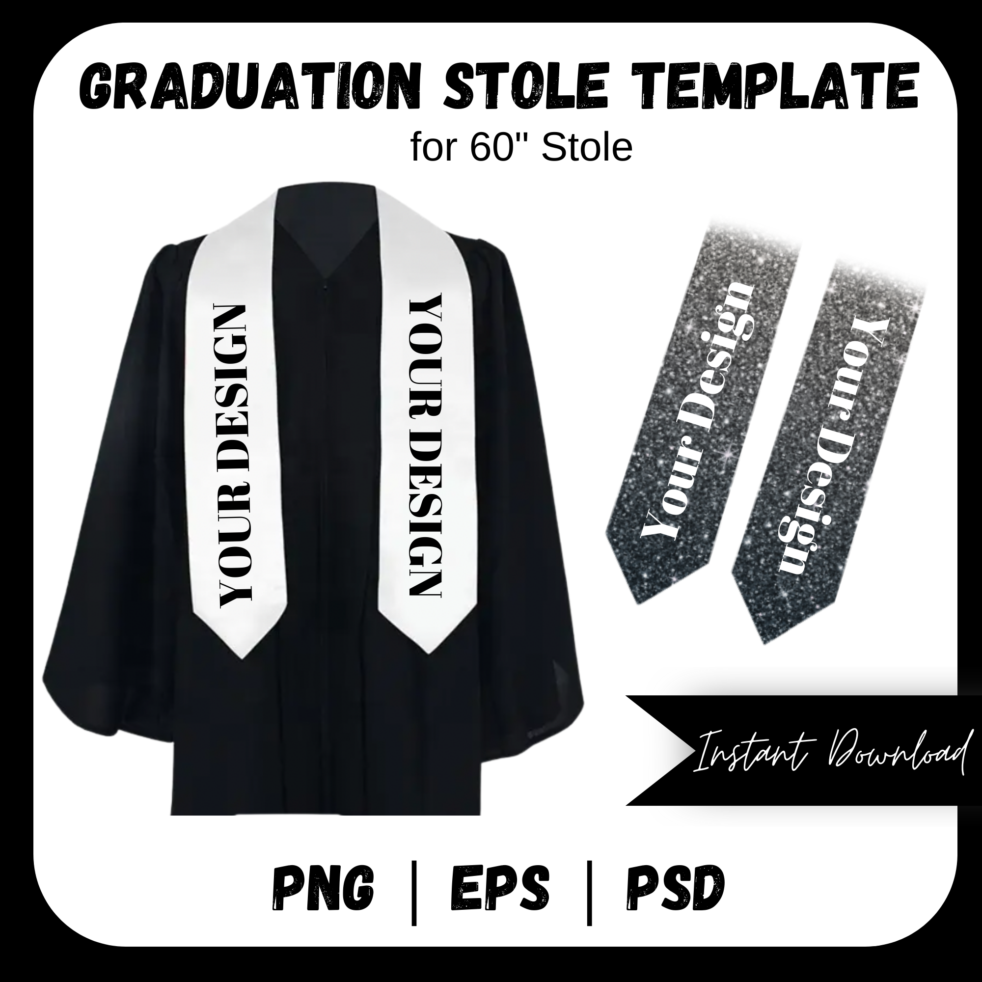 Graduation Stole Template