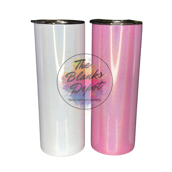 Never Let Anyone Dull Your Sparkle 20 oz Skinny Tumbler with Lid and Straw